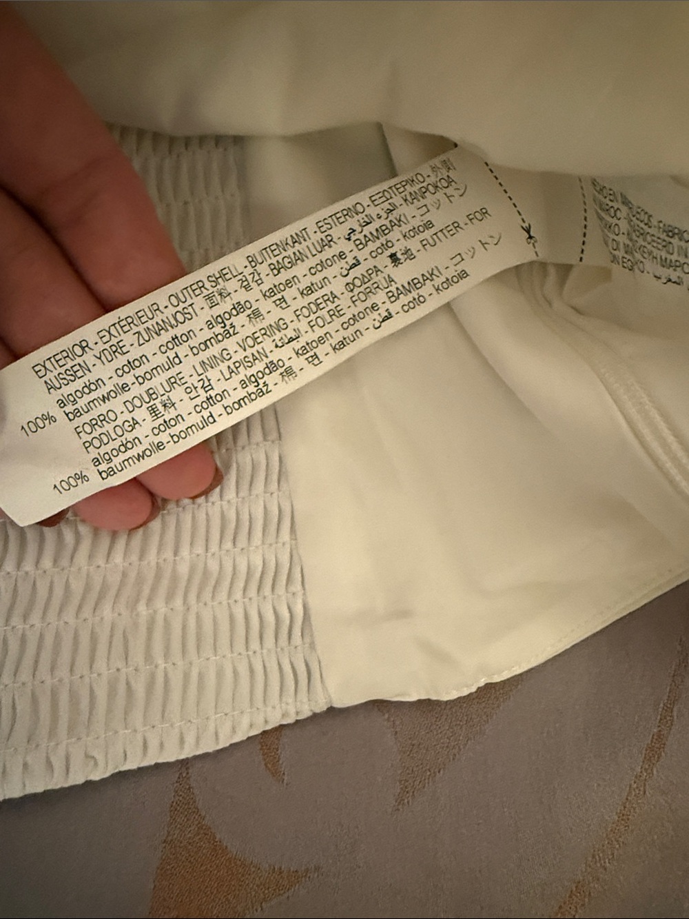 Zara White Off-Shoulder Ruffle Blouse - Picture 5 of 12